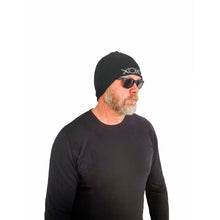 Load image into Gallery viewer, BLACK XOXO BEANIE - S A L E